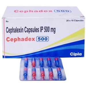 Cephalexin 500 mg – Pack of 50 Tablets